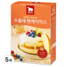 곰표 수플레 팬케익믹스, 420g, 5개