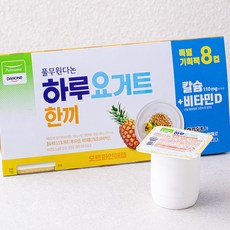 풀무원다논 하루요거트 오트 파인애플 8p, 800g, 1개