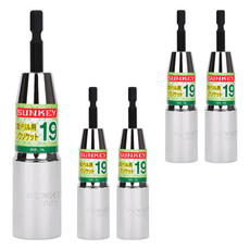 sunkey 長鑽頭套筒 19mm SKB-19L, 5個