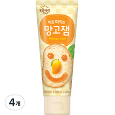 복음자리 바로 짜먹는 망고잼, 100g, 4개