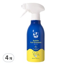 라이프홀릭 버블 풋샴푸 아이스레몬 400ml, 1개입, 4개