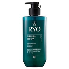 RYO 呂 深層清潔涼爽洗髮精, 480ml, 1瓶