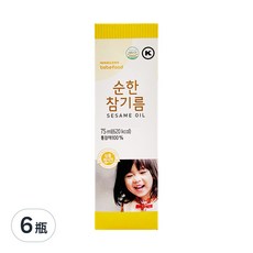 bebefood 寶寶福德 寶寶用芝麻油，75毫升, 白芝麻, 75ml, 6瓶