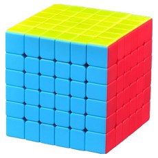 치이큐브 치이 치판 S2 6 x 6 스티커리스 큐브, 혼합색상, 1개