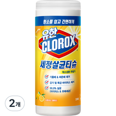 크로락스 세정살균티슈 시트러스 블렌드, 2개