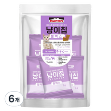 파미데이즈 고양이 냥이칩, 릴렉스, 105g, 6개
