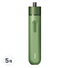 호토 핸드스틱 전동 드라이버 라이트 QWLSD007 그린, 5개