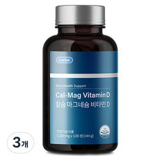 세비톨 칼슘 마그네슘 비타민D 144g, 120정, 3개