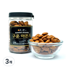 논앤밭위드 하루신선견과 구운아몬드 소, 250g, 3개