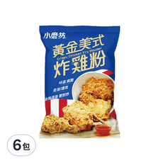 小磨坊 黃金美式炸雞粉, 1kg, 6包