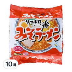 산요 사뽀로 된장맛 봉지라면, 10개