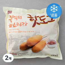 오뗄 추억의 카스테라 핫도그 (냉동), 1.25kg, 2개