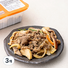 비움반찬 데우기만 하면 되는 버섯 소불고기, 300g, 3개