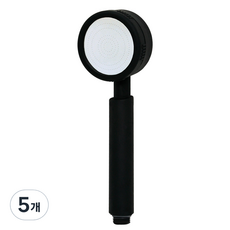코시나 메가수압 무광 블랙 샤워헤드, 5개
