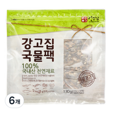 강고집 강고집 국물팩 10p, 130g, 6개