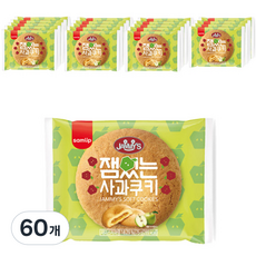 삼립 잼있는 사과잼 쿠키, 75g, 60개