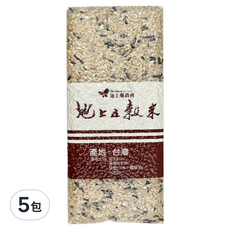 池上鄉農會 五穀米 1kg x 5包裝，台灣產地直送，多種穀物混合，營養豐富，健康美味首選, 5包