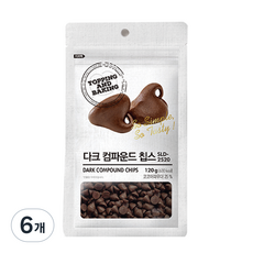 큐원 다크 컴파운드 칩스, 120g, 6개