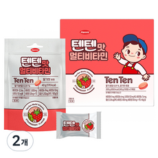 한미사이언스 텐텐맛 멀티비타민 츄정 5개입, 딸기맛, 200g, 2개