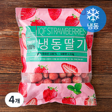 딜라잇가든 딸기 (냉동), 1.5kg, 4개