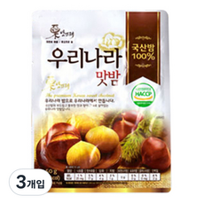 밤뜨래 우리 나라 맛밤, 50g, 3개