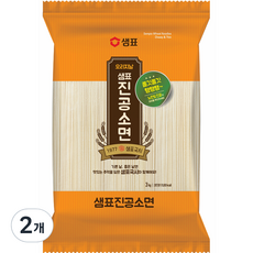 샘표 오리지날 진공소면, 2개, 3kg