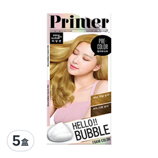 mise en scene 魅尚萱 Hello Bubble 泡沫褪色劑 Primer，染髮前使用, 5盒