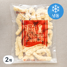 바론잇 길쭉한 통살오징어튀김 (냉동), 1kg, 2개