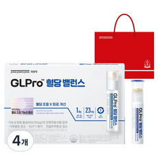 지엘프로 정관장 GLPro 혈당 밸런스 혈당조절 영양제 + 쇼핑백, 7회분, 4개