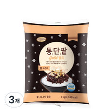 (주)동서 리치스 통단팥 골드파우치, 3kg, 3개