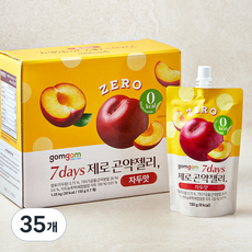 곰곰 7days 제로 곤약젤리 자두맛, 35개