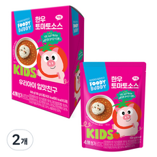 푸디버디 유아용 한우 토마토소스 5p, 500g, 2개, 혼합맛(쇠고기/토마토)