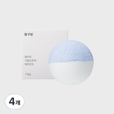 동구밭 올바른 거품입욕제 페퍼민트, 130g, 4개