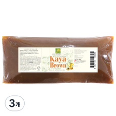 카야하우스 프리미엄 카야브라운 잼, 1kg, 3개