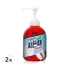 소키 간편한 찌든때 전용 세제, 500ml, 2개