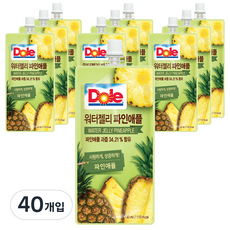 돌 워터 젤리 파인애플, 130ml, 40개입