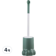 꼬까 곰발바닥 변기솔, 03 딥그린, 4개