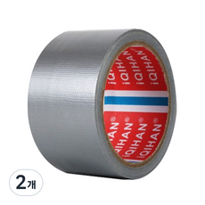 다다 고점도 강력 면 테이프 60mm x 20m, 은색, 2개