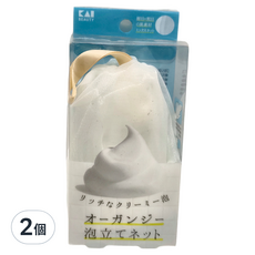 KAI 貝印 玻璃紗起泡網, KQ-3168, 2個