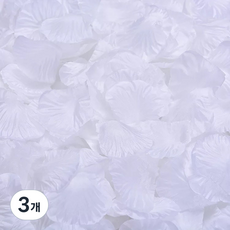 Yoni Factory派對用玫瑰花瓣 500入, 3個, 白色