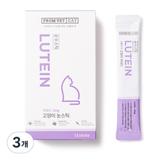 프롬벳 고양이 순수스틱 영양제, 눈물개선/눈건강, 3개