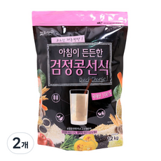 태광선식 아침이 든든한 검정콩선식가루, 2개, 1.2kg