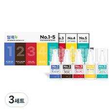 얼룩이 의류 얼룩제거제 5종, 3세트