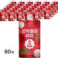 데이앤 곤약젤리 리치, 150g, 60개