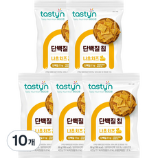 종근당건강 테이스틴 단백질칩 나쵸 치즈, 10개, 50g