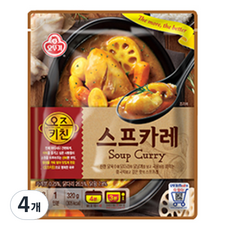 오뚜기 오즈 키친 스프 카레 1p, 320g, 4개