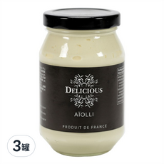 DELICIOUS 好味 蒜味美乃滋, 獨特風味料理沾食調味聖品, 250ml, 3罐