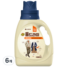테크 울드라이 오리지널 울세제 본품, 1.5L, 6개