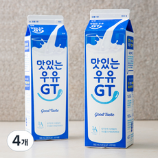 남양유업 맛있는 우유 GT, 900ml, 4개