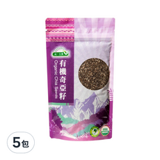 統一生機 有機奇亞籽, 200g, 5包